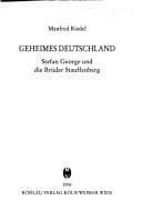 Tapa de Geheimes Deutschland