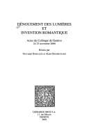 Tapa de Dénouement des Lumières et invention romantique