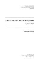 Tapa de Climatic change and world affairs