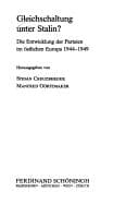 Tapa de Gleichschaltung unter Stalin?