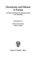 Tapa de Demokratie und Diktatur in Europa