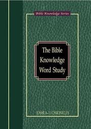 Tapa de Bible Knowledge Word Study