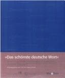Tapa de Das schönste deutsche Wort