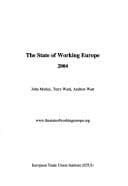 Tapa de The state of working Europe 2004
