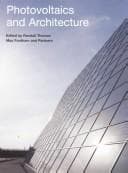 Tapa de Photovoltaics and architecture