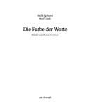 Tapa de Die Farbe der Worte