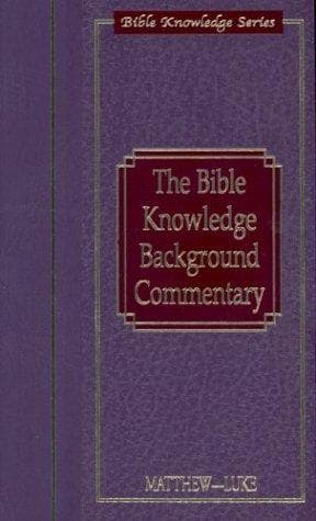 Tapa de The Bible knowledge background commentary