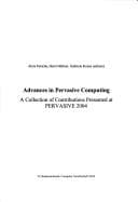 Tapa de Advances in pervasive computing