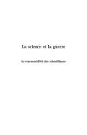 Tapa de La science et la guerre