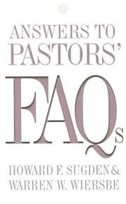 Tapa de Answers To Pastors' FAQs