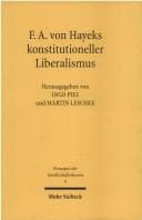 Tapa de Hayeks von F.A. konstitutioneller Liberalismus