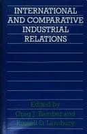 Tapa de International and comparative industrial relations