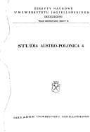 Tapa de Studia austro-polonica
