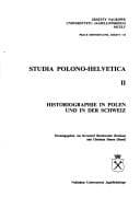 Tapa de Historiographie in Polen und in der Schweiz