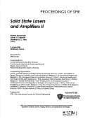 Tapa de Solid state lasers and amplifiers II