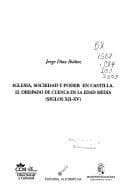Tapa de Iglesia, sociedad y poder en Castilla