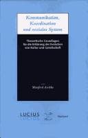 Tapa de Kommunikation, Koordination und soziales System
