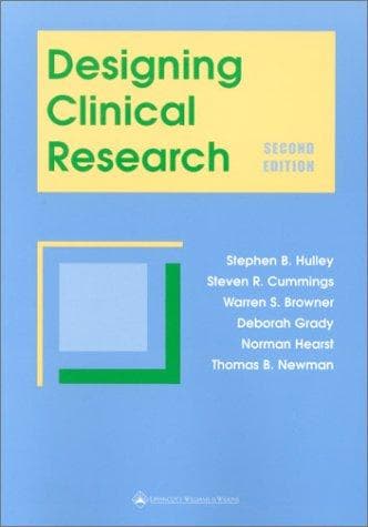 Tapa de Designing Clinical Research