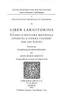 Tapa de Liber largitorius