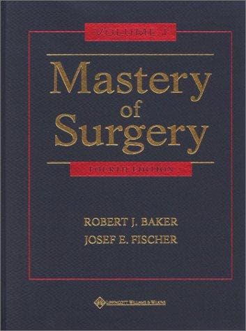 Tapa de Mastery of surgery