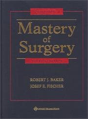 Tapa de Mastery of surgery