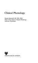 Tapa de Clinical phonology