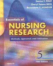 Tapa de Essentials of nursing research