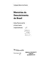 Tapa de Memórias do descobrimento do Brasil