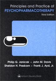 Tapa de Principles and Practice of Psychopharmacotherapy