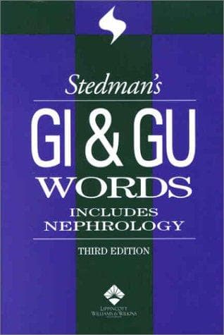 Tapa de Stedman's GI & GU words