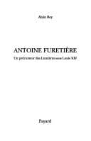 Tapa de Antoine Furetière