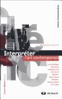 Tapa de Interpréter l'art contemporain