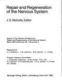 Tapa de Repair and Regeneration of the Nervous Systems
