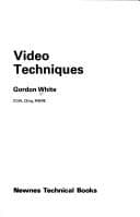 Tapa de Video techniques