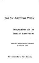Tapa de Tell the American People