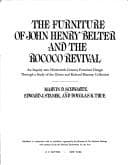 Tapa de The Furniture of John Henry Belter and the Rococo Revival