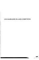 Tapa de Les mariages islamo-chrétiens