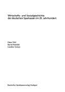 Tapa de Wirtschafts- und Sozialgeschichte der deutschen Sparkassen im 20. Jahrhundert