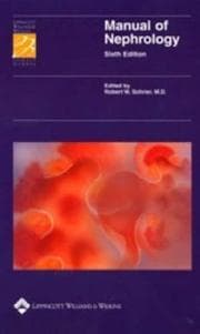 Tapa de Manual of Nephrology