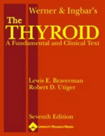 Tapa de Werner & Ingbar's the thyroid