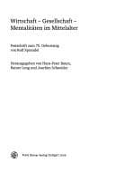 Tapa de Wirtschaft, Gesellschaft, Mentalitäten im Mittelalter