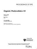 Tapa de Organic photovoltaics VII