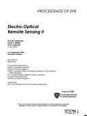 Tapa de Electro-optical remote sensing II
