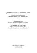 Tapa de Geistiges Preussen, preussischer Geist