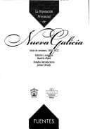 Tapa de La Diputación Provincial de Nueva Galicia