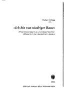 Tapa de Ich bin von niedriger Rasse