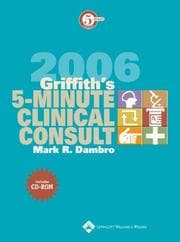 Tapa de Griffith's 5-Minute Clinical Consult, 2006 (The 5-Minute Consult Series)