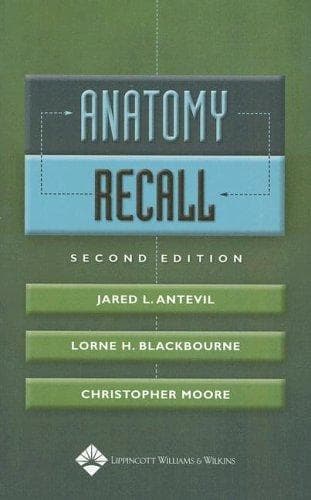 Tapa de Anatomy Recall Second Edition (Recall)