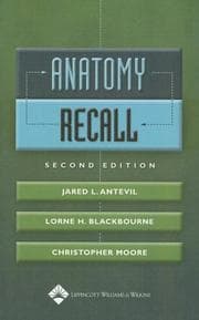 Tapa de Anatomy Recall Second Edition (Recall)