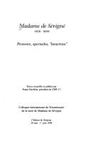 Tapa de Madame de Sévigné, 1626-1696